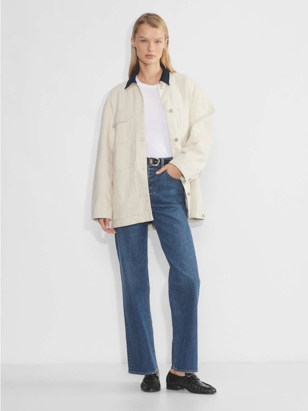 Denim Forum The Arlo Hi-Rise Straight Jean